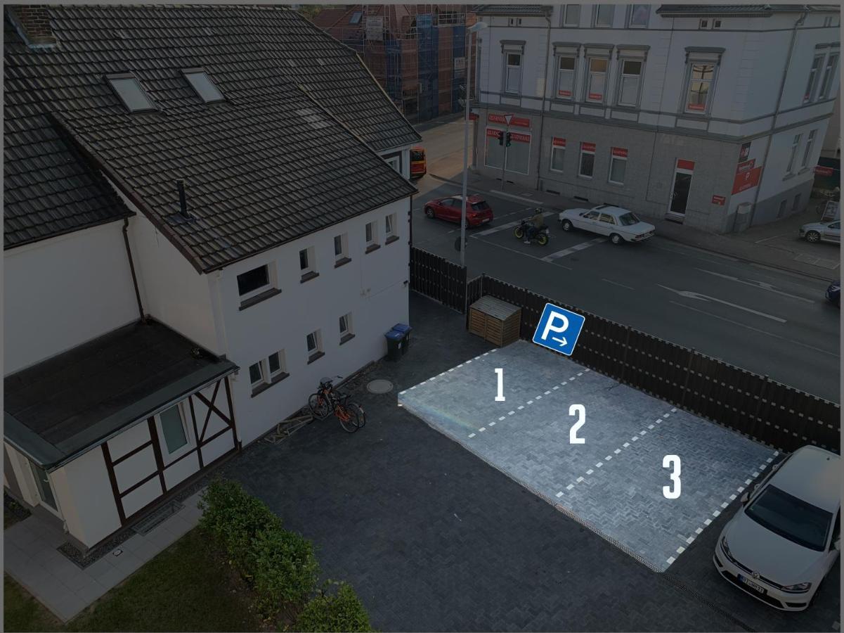 W1 - Kontaktloser 24H Check In, W-Lan, Netflix, Parkplatz, Kueche, Boxspring-Bett Bückeburg Εξωτερικό φωτογραφία